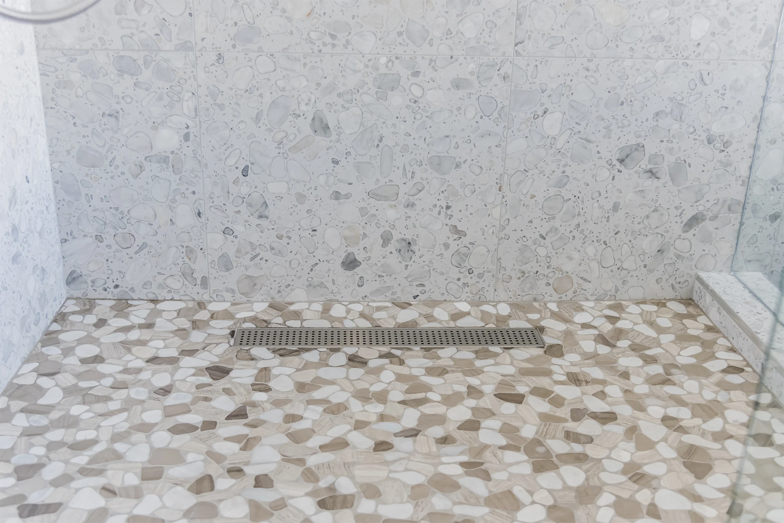 master bath shower floor