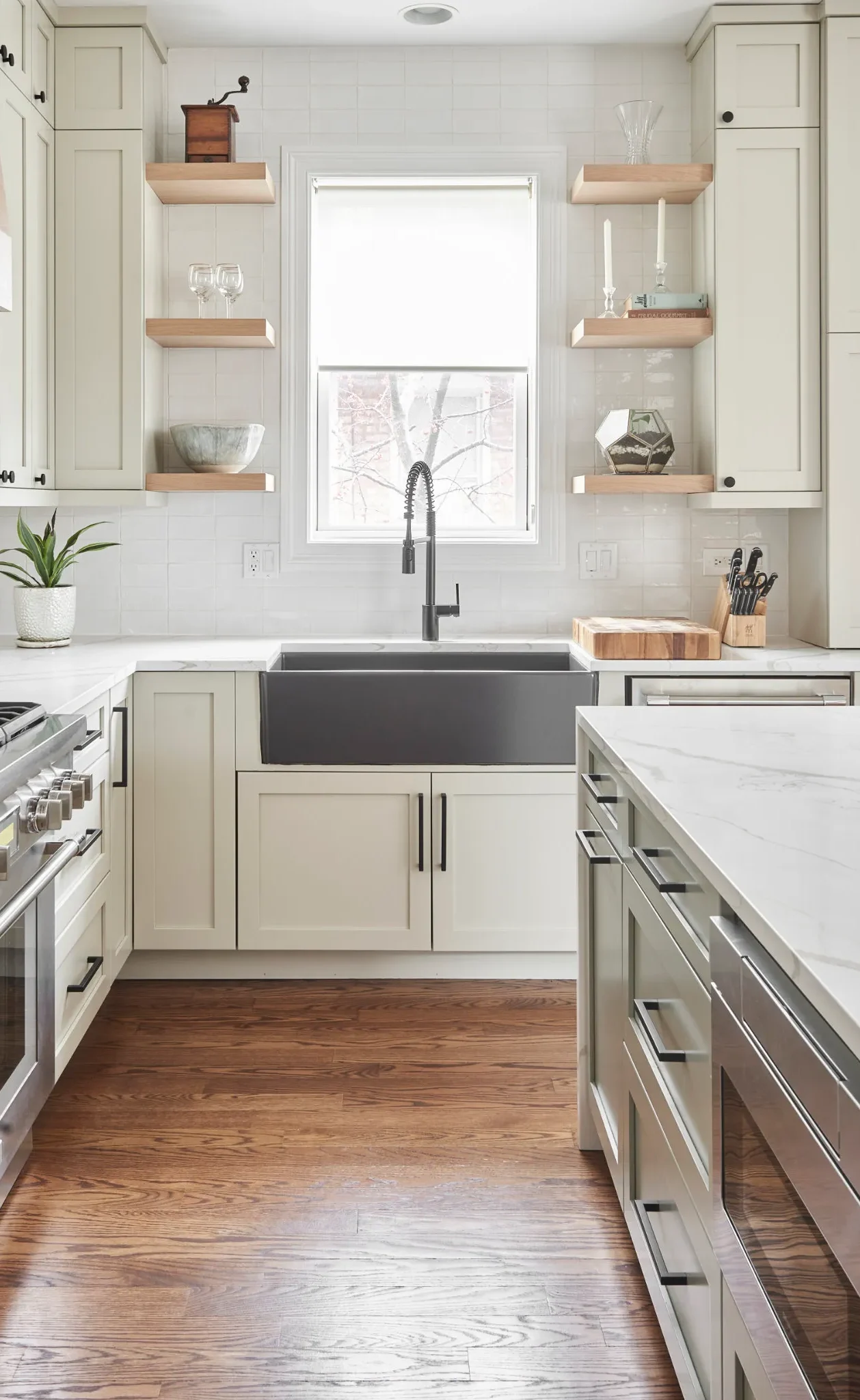 natural kitchen side view